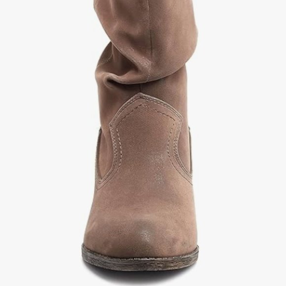 NEW Rocket Dog Womens Sheriff Vintage Worn Pu Western Boot Sz 6 brown - Picture 3 of 6